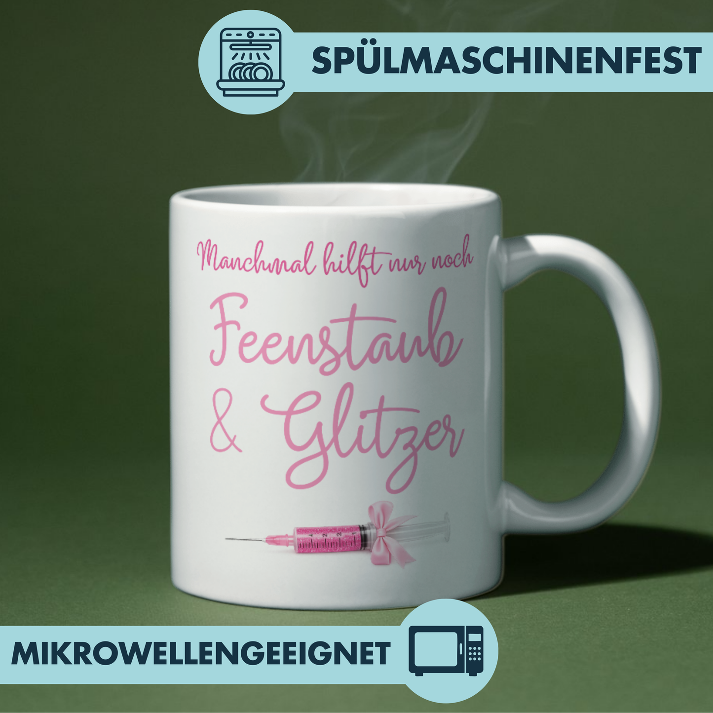 Manchmal Hilft Nur Noch Feenstaub Und Glitzer Kaffee Tasse
