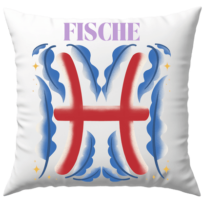 Fische Pisces Sternzeichen Deko Kissen