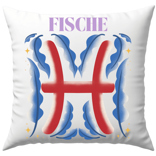 Fische Pisces Sternzeichen Deko Kissen