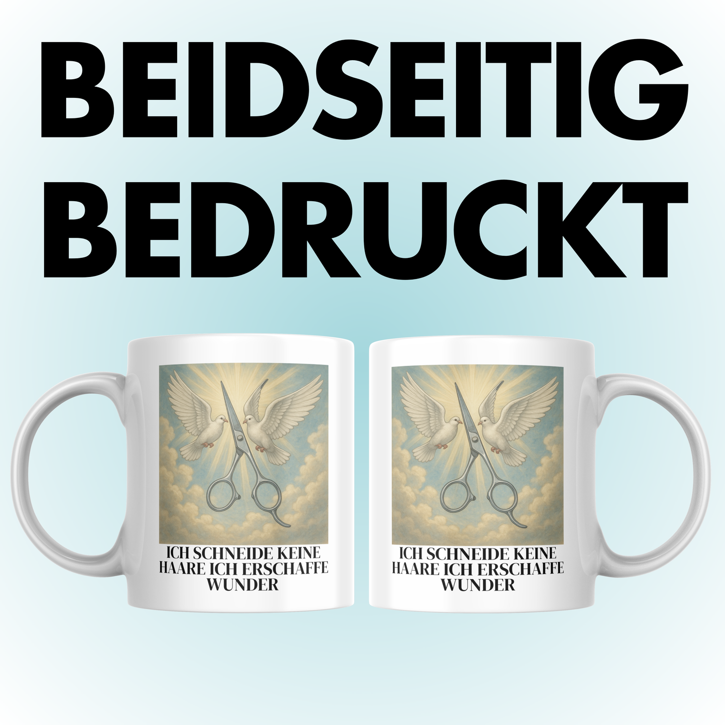 Ich Schneide Keine Haare Ich Erschaffe Wunder Friseur Friseurin Kaffee Tasse