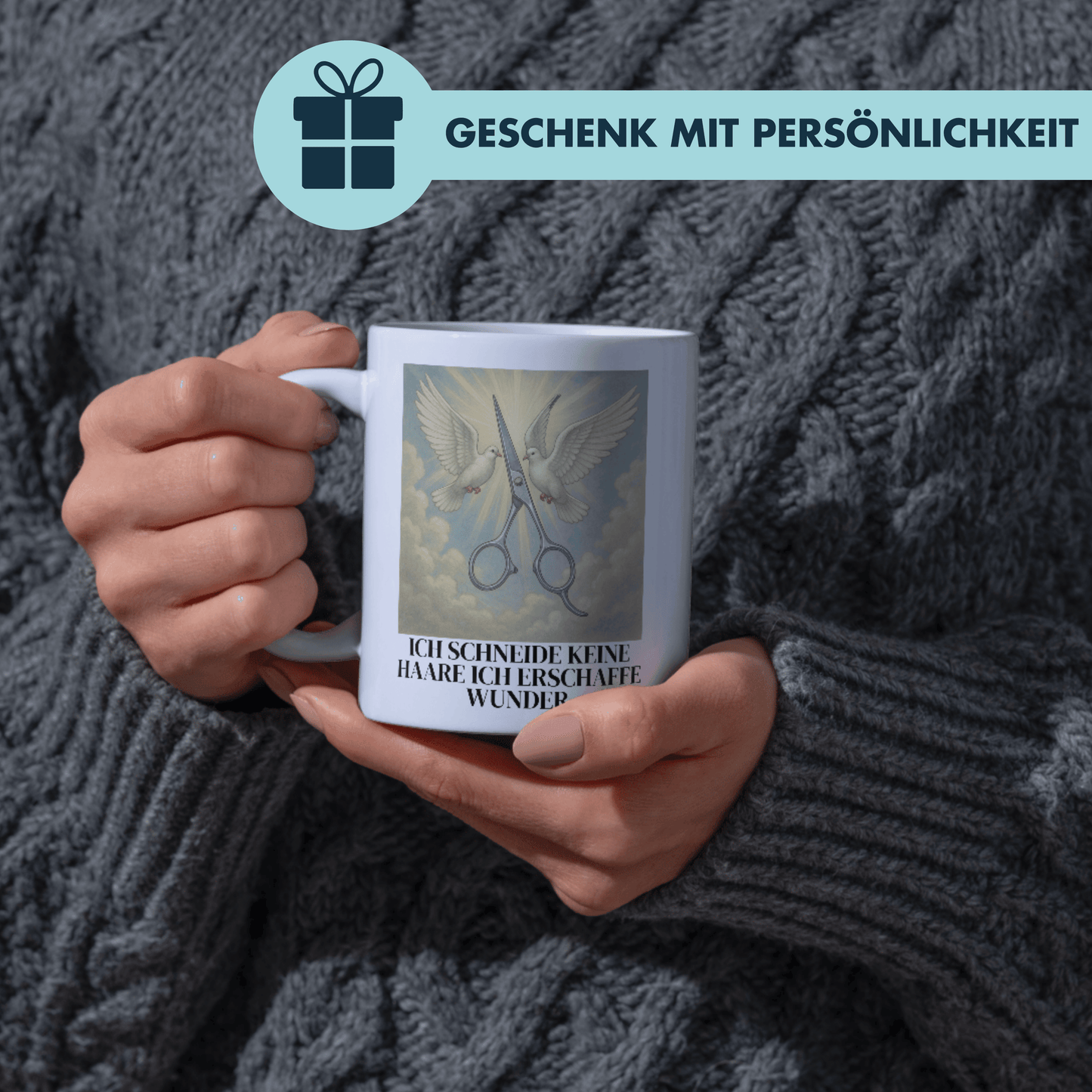 Ich Schneide Keine Haare Ich Erschaffe Wunder Friseur Friseurin Kaffee Tasse