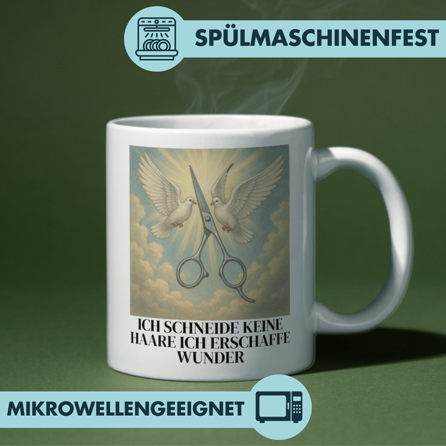 Ich Schneide Keine Haare Ich Erschaffe Wunder Friseur Friseurin Kaffee Tasse