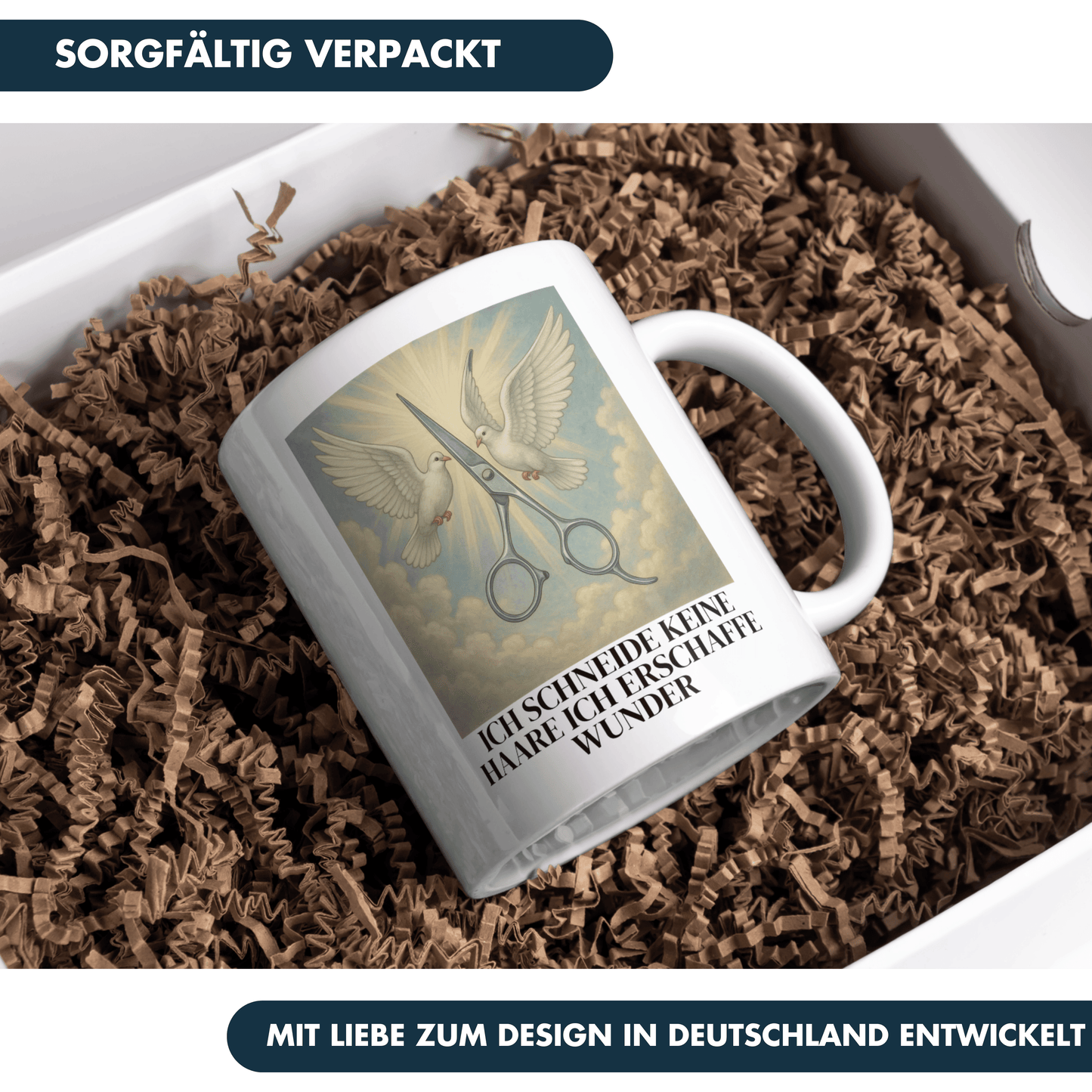 Ich Schneide Keine Haare Ich Erschaffe Wunder Friseur Friseurin Kaffee Tasse