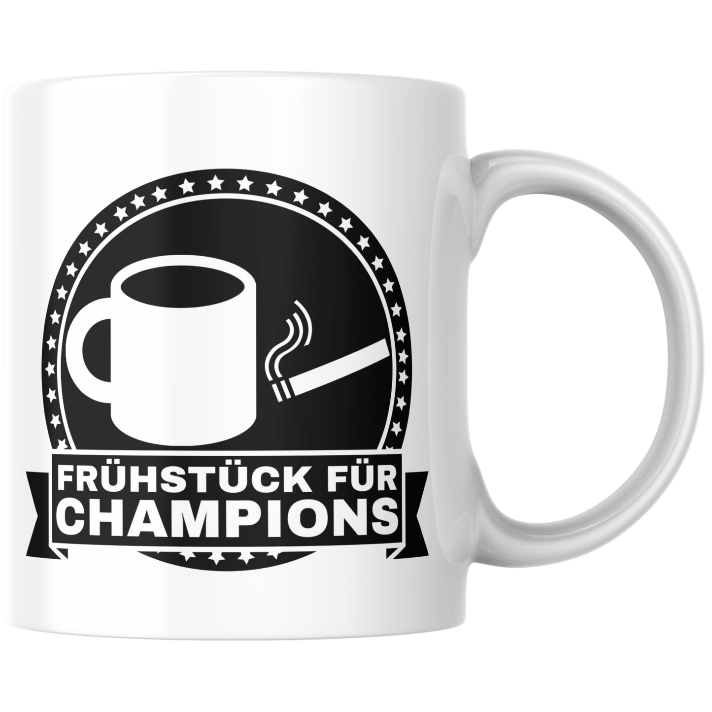 Frühstück Für Champions Kaffee Kippe Tasse