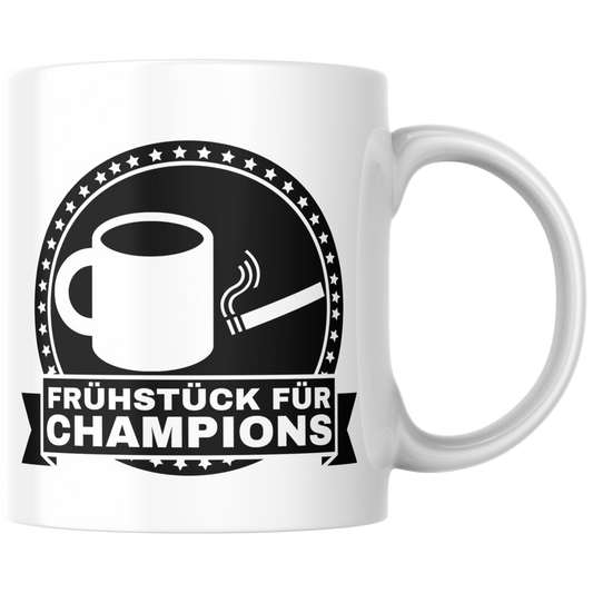 Frühstück Für Champions Kaffee Kippe Tasse
