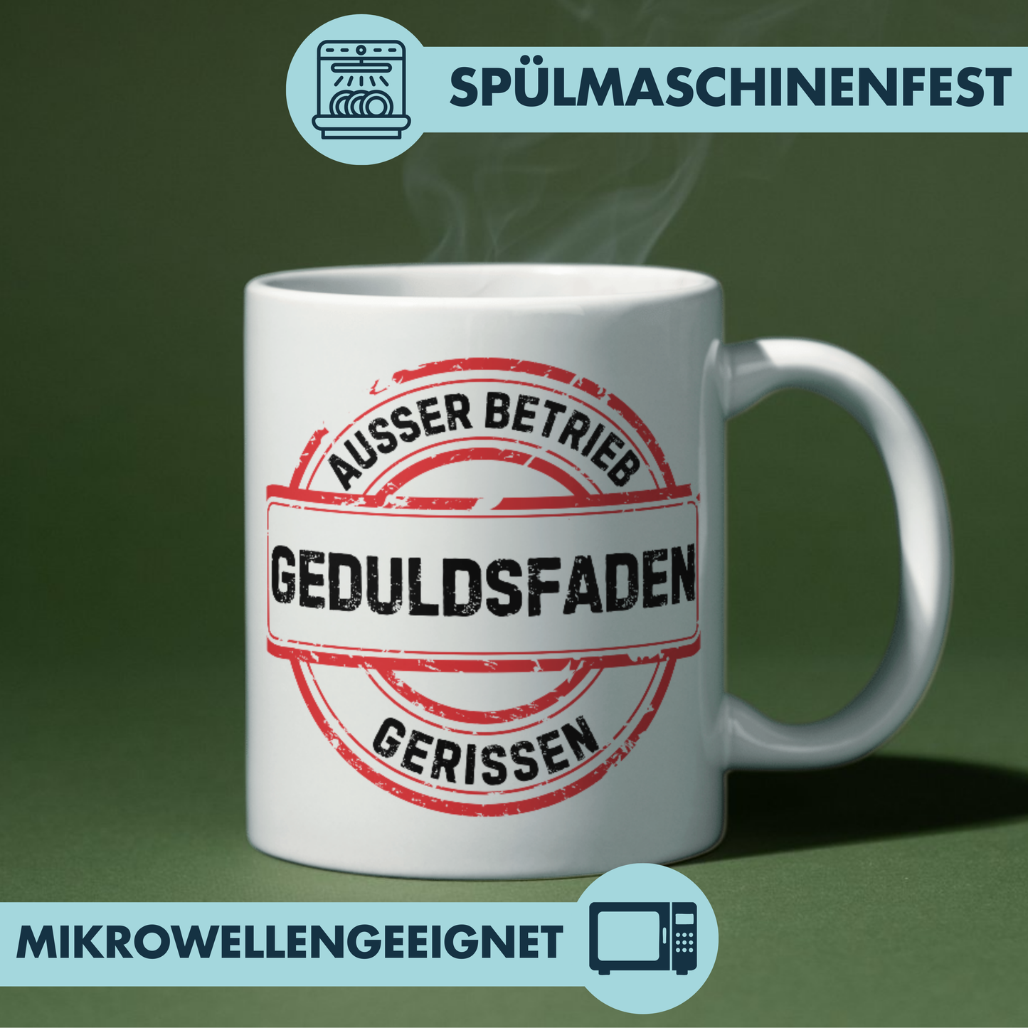 Außer Betrieb Geduldsfaden Gerissen Selbstironie Kaffee Tasse