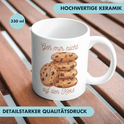 Geh Mir Nicht Auf Den Keks Kaffee Tasse