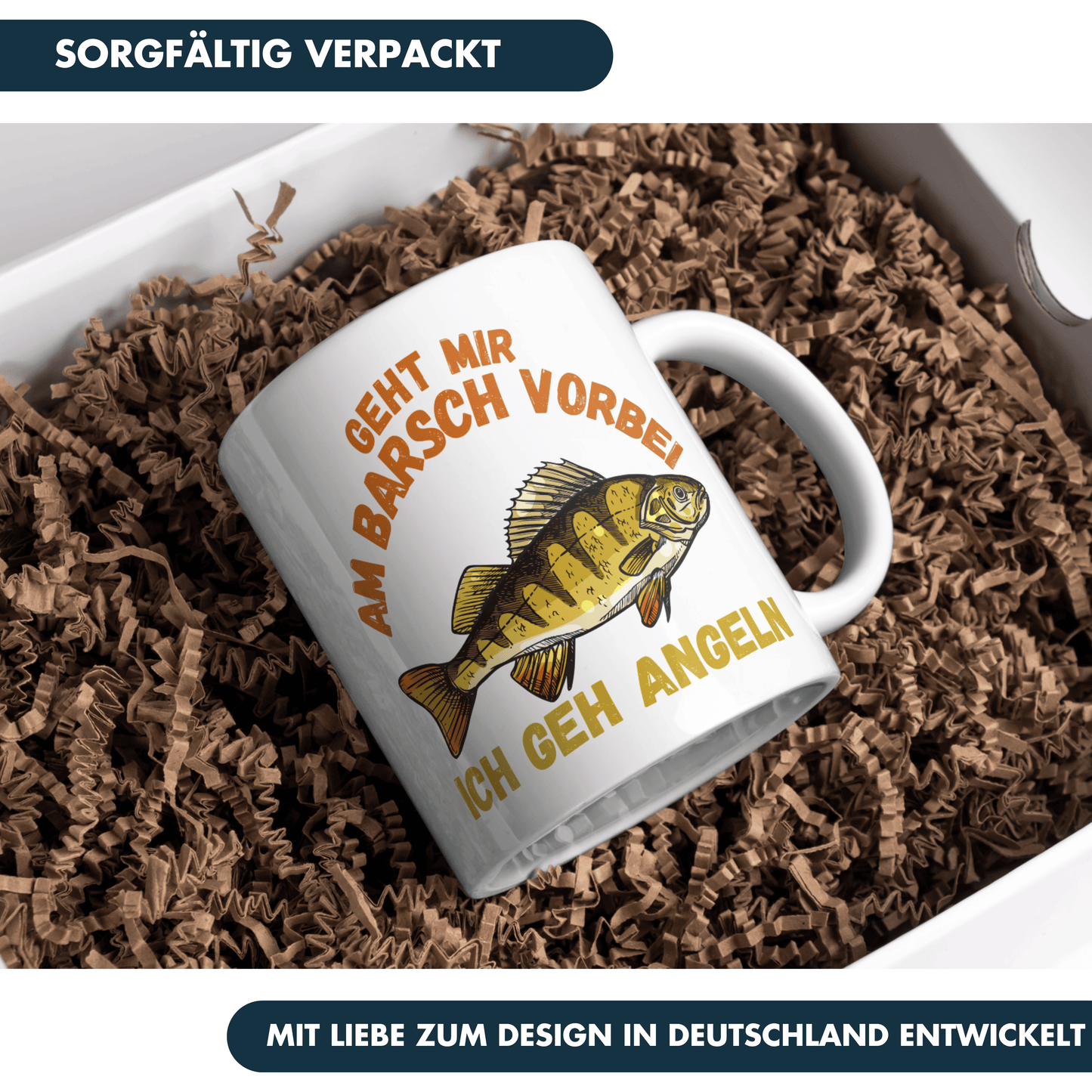 Geht Mir Am Barsch Vorbei Ich Geh Angeln Kaffee Tasse