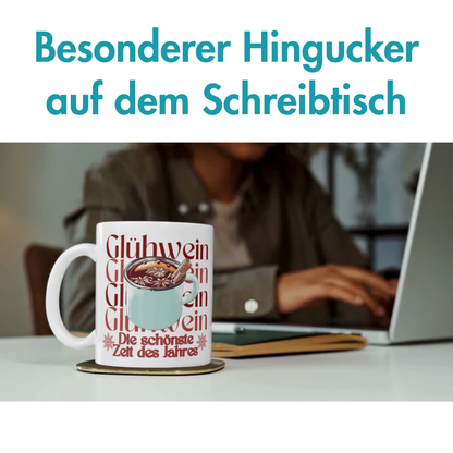 Glühwein Die Schönste Zeit Des Jahres Weihnachten Tasse