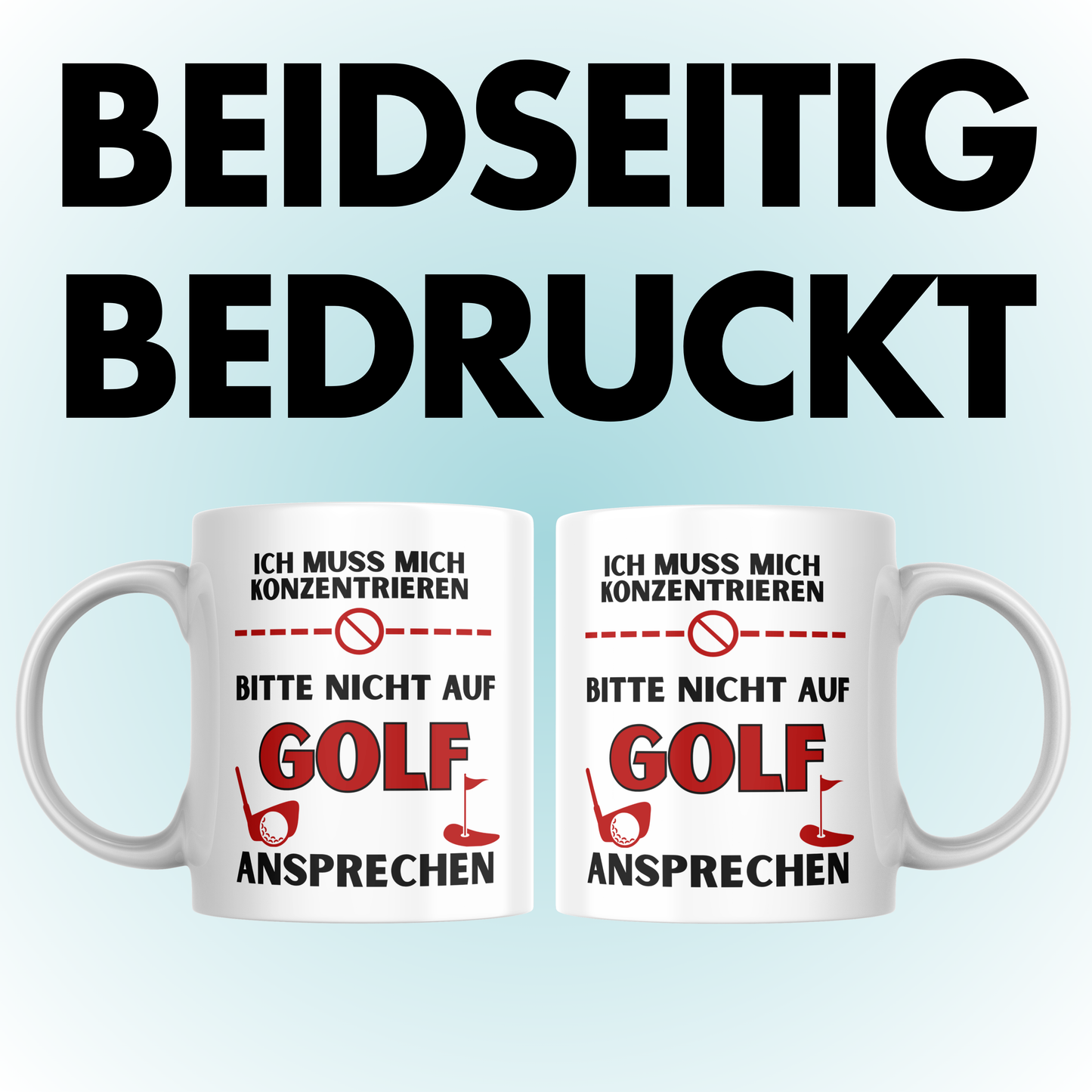 Ich Muss Mich Konzentrieren Bitte Nicht Auf Golf Ansprechen Kaffee Tasse