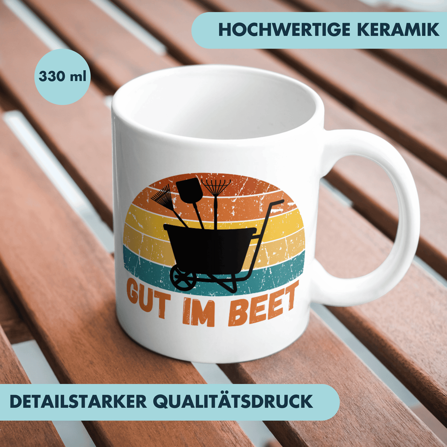 Gut Im Beet Bett Doppeldeutig Kaffee Tasse