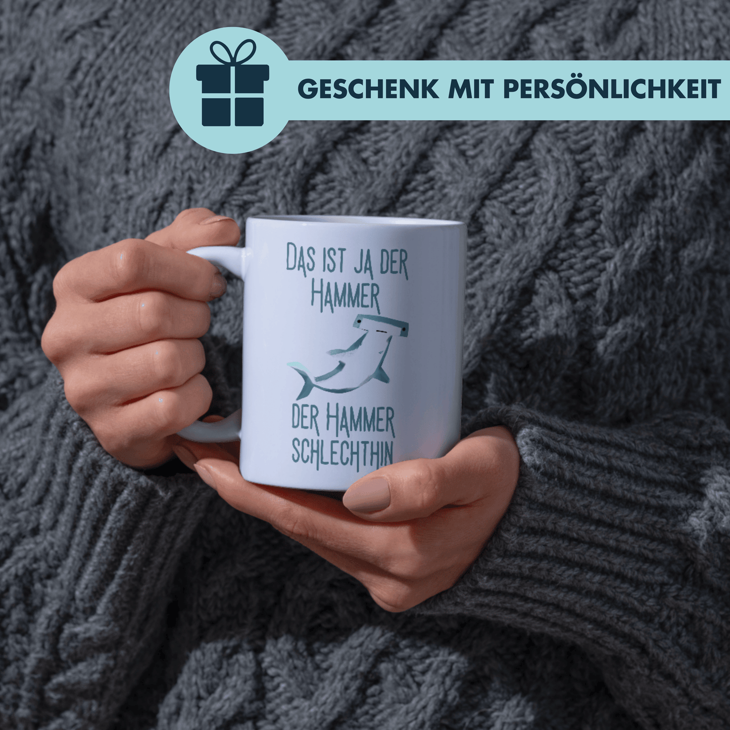 Das Ist Ja Der Hammer Schlechthin Hai Kaffee Tasse