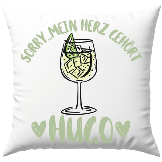 Sorry Mein Herz Gehört Hugo Spritz Cocktail Deko Kissen