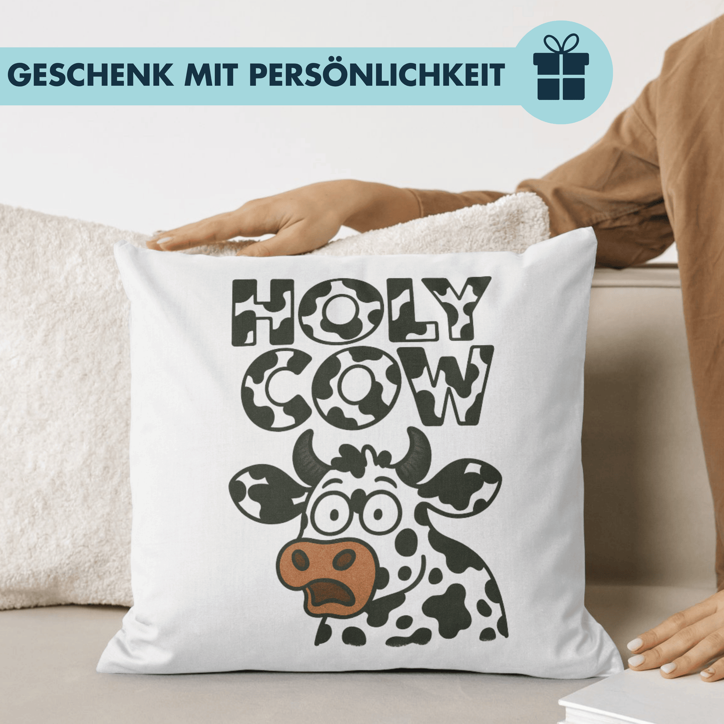 Holy Cow Kuh Deko Kissen