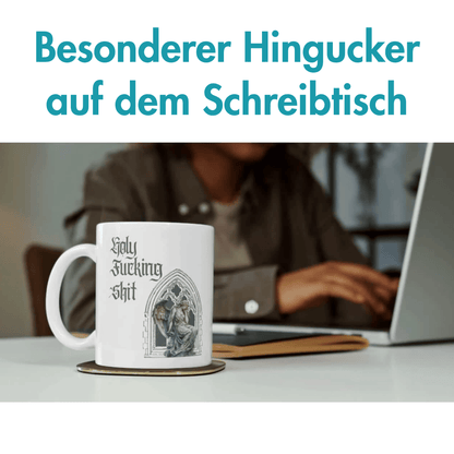 Holy Fucking Shit Engel Goth Kaffee Tasse