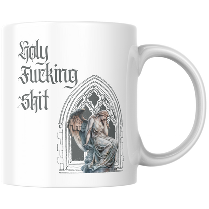 Holy Fucking Shit Engel Goth Kaffee Tasse