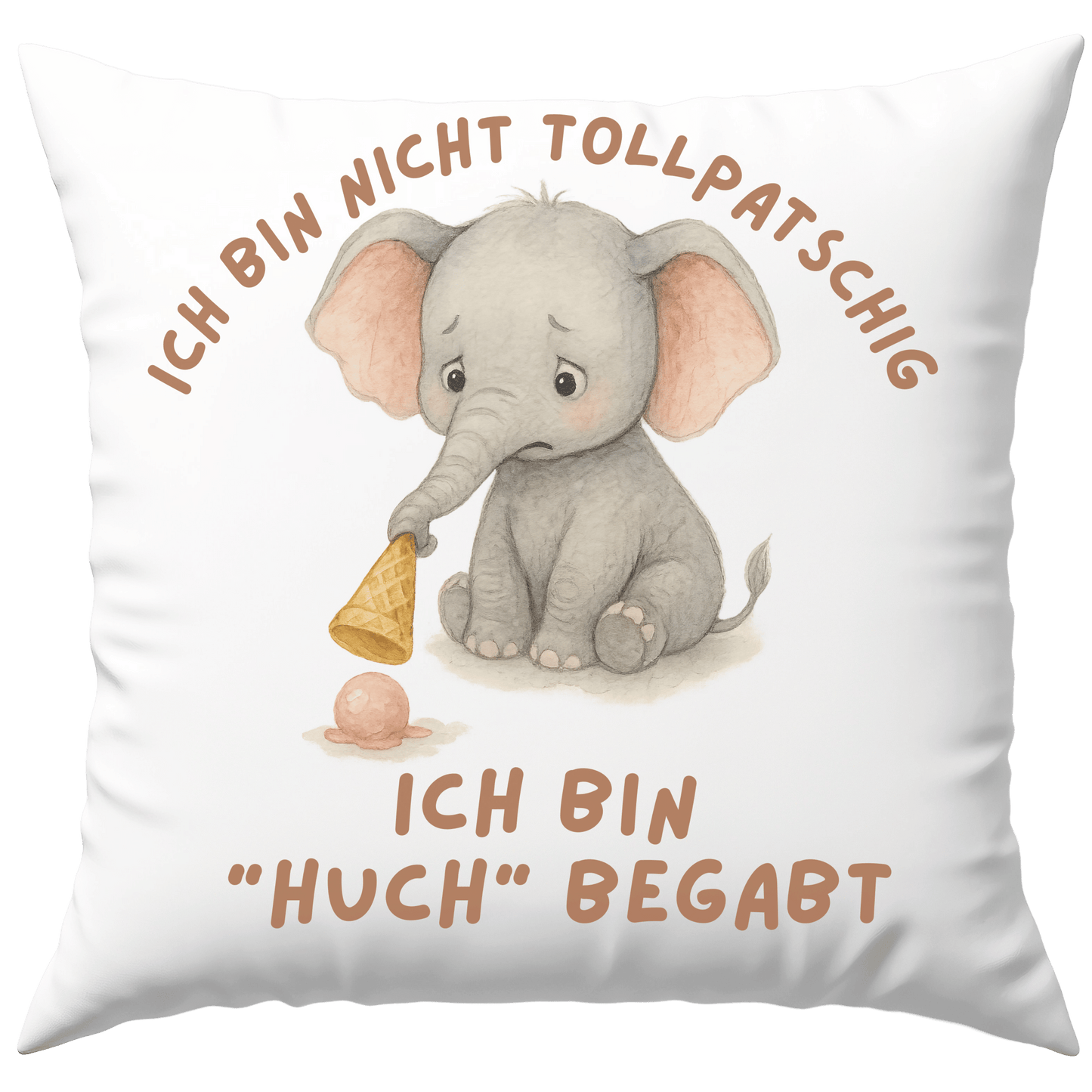 Ich Bin Nicht Tollpatschig Ich Bin Huch Begabt Deko Kissen