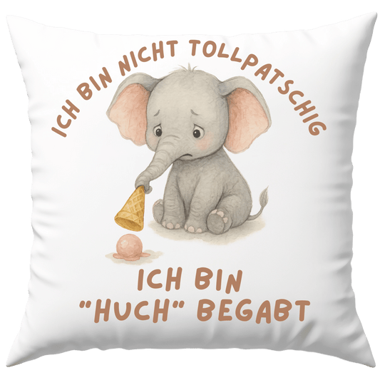 Ich Bin Nicht Tollpatschig Ich Bin Huch Begabt Deko Kissen