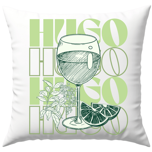 Hugo Spritz Cocktail Deko Kissen