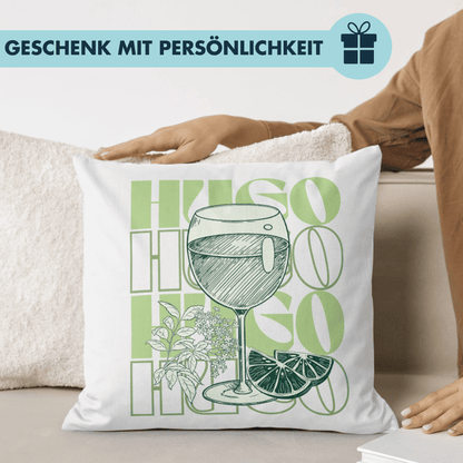 Hugo Spritz Cocktail Deko Kissen
