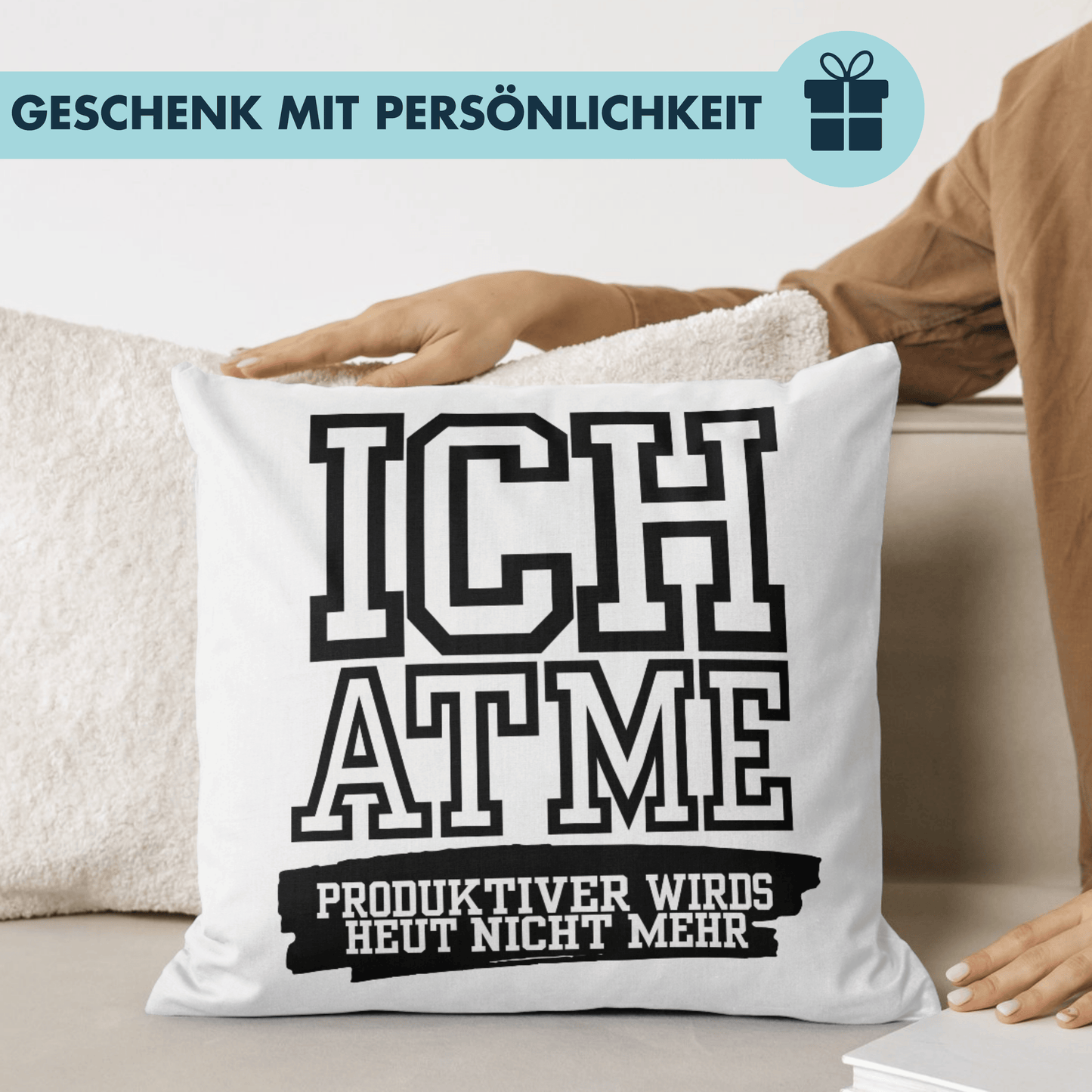 Ich Atme Produktiver Wirds Heut Nicht Mehr Deko Kissen