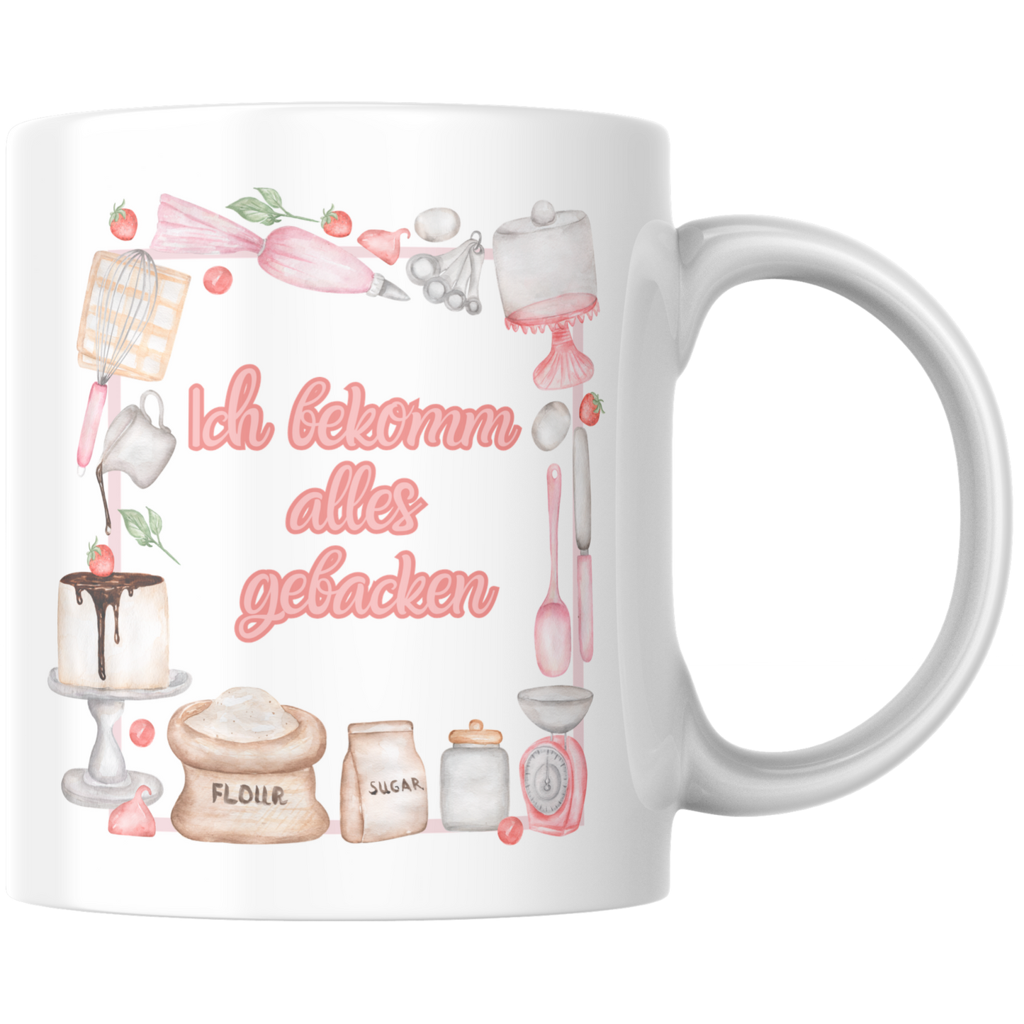 Ich Bekomm Alles Gebacken Bäckerin Kaffee Tasse