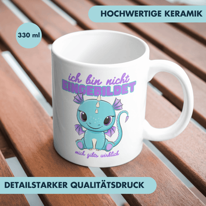Ich Bin Nicht Eingebildet Mich Gibts Wirklich Kaffee Tasse