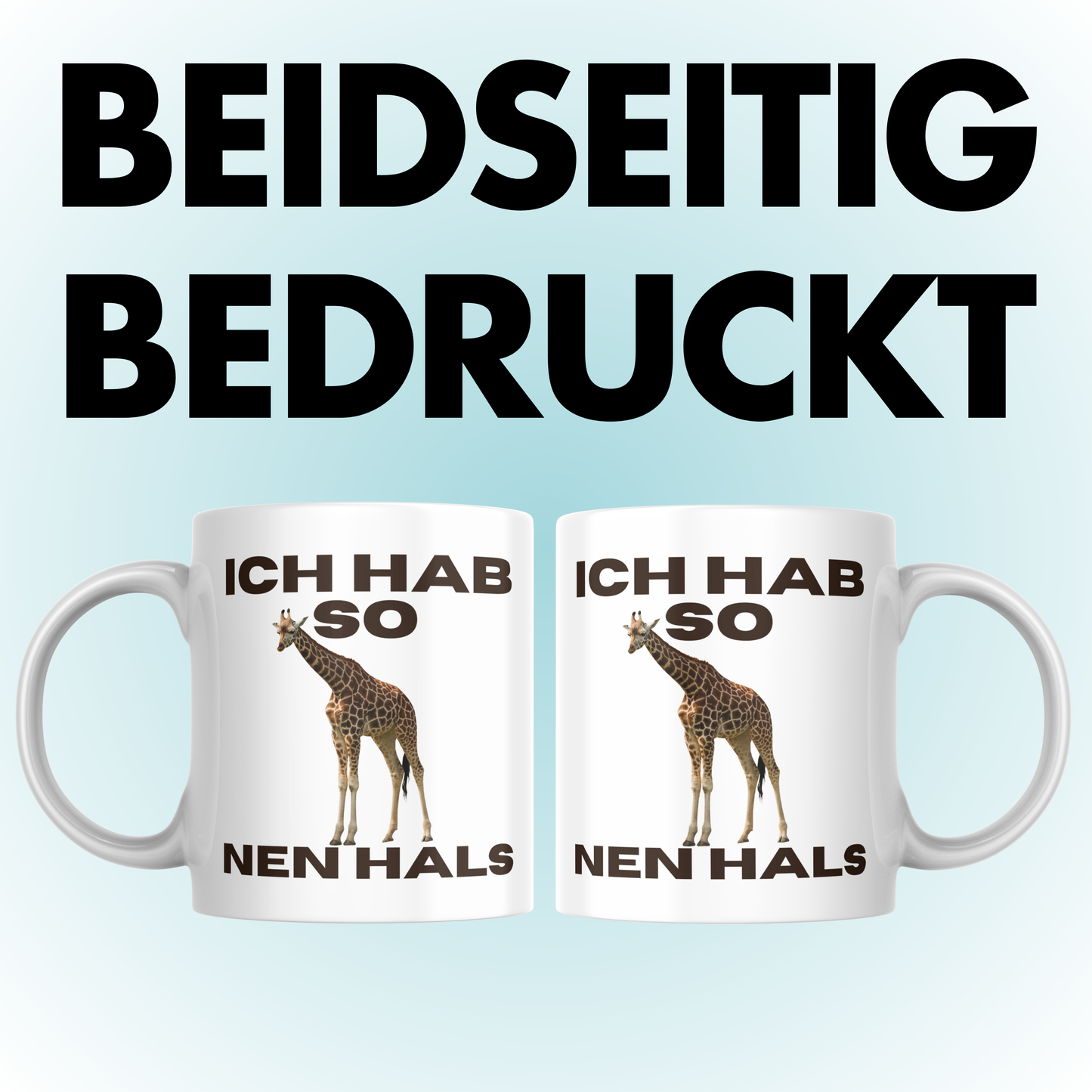 Ich Hab So Nen Hals Giraffe Kaffee Tasse