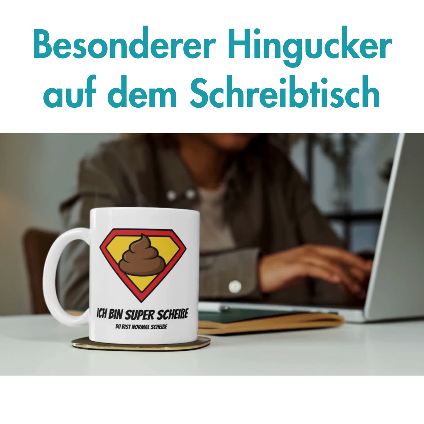Ich Bin Super Scheiße Du Bist Normal Scheiße Kaffee Tasse