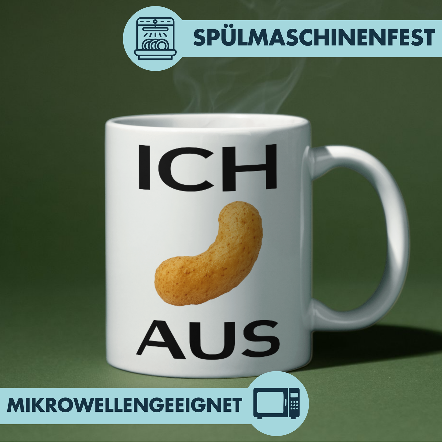 Ich Flipp Aus Erdnussflip Wortspiel Kaffee Tasse
