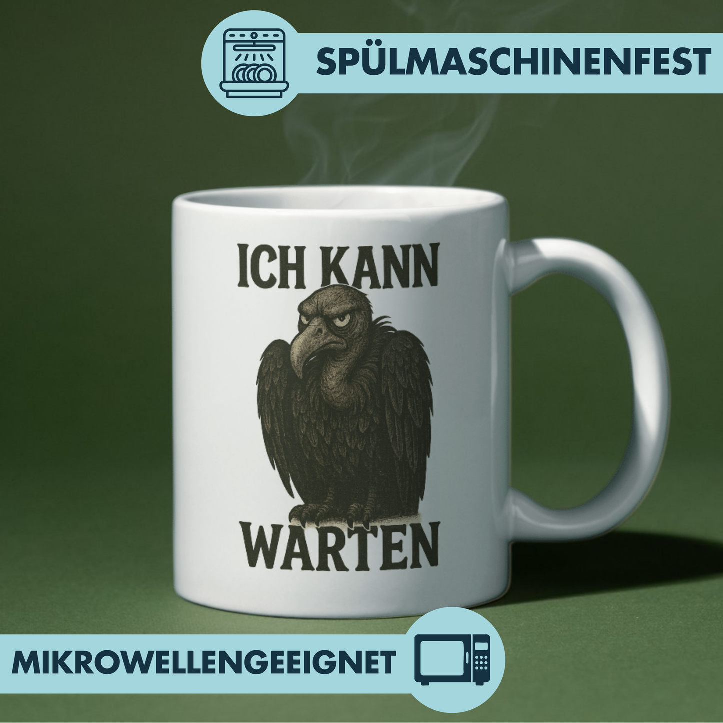 Ich Kann Warten Geier Kaffee Tasse