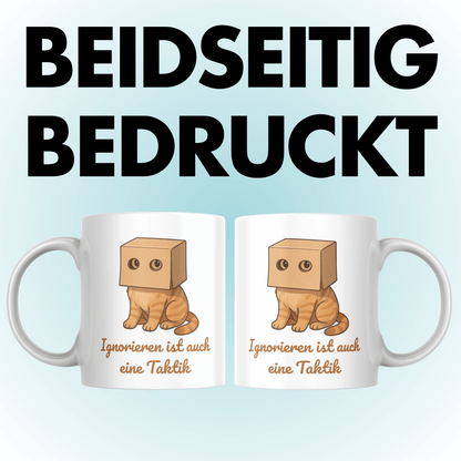 Ignorieren Ist Auch Eine Taktik Katze Kaffee Tasse