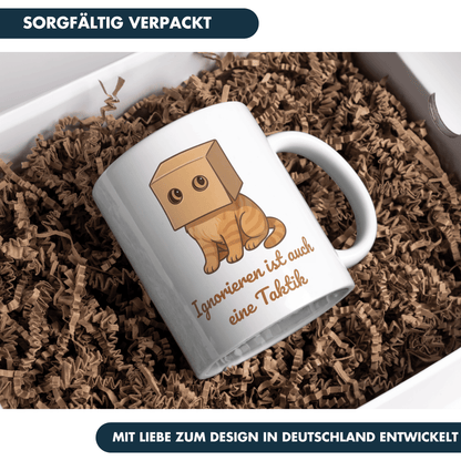 Ignorieren Ist Auch Eine Taktik Katze Kaffee Tasse