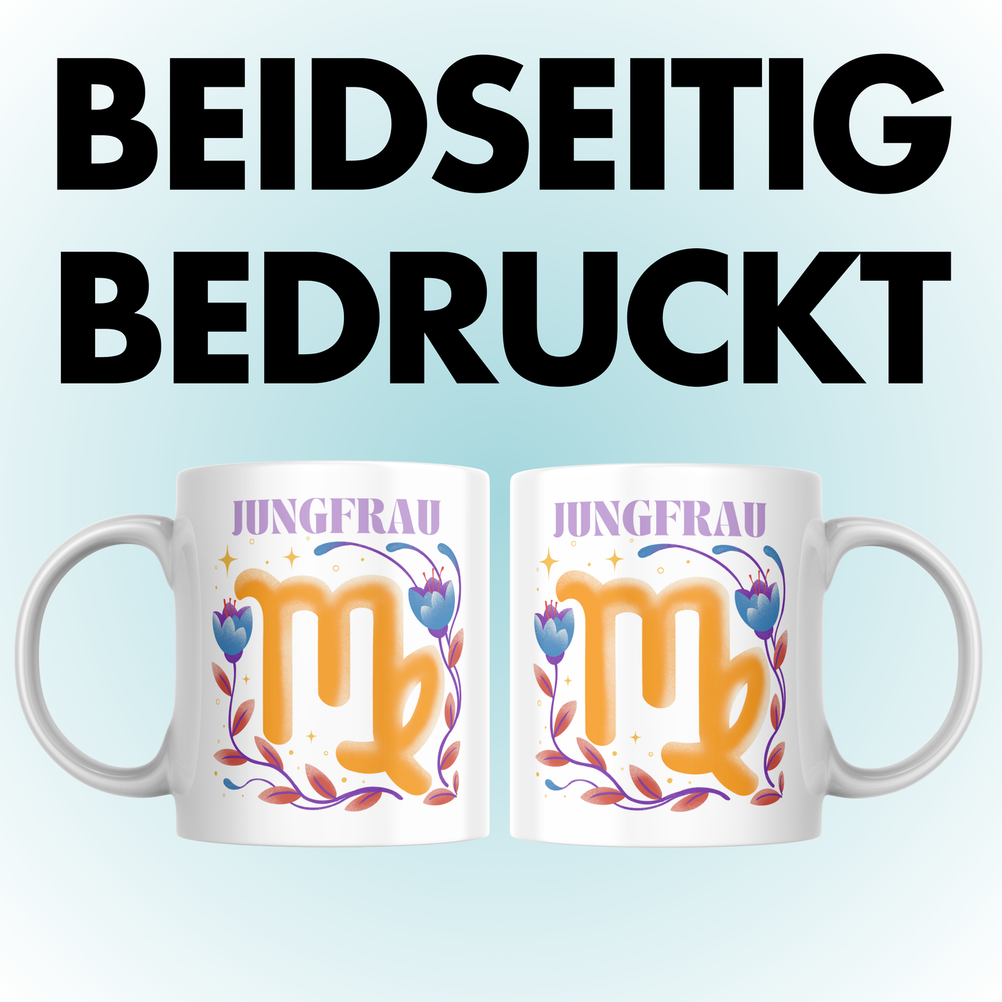 Jungfrau Virgo Sternzeichen Kaffee Tasse