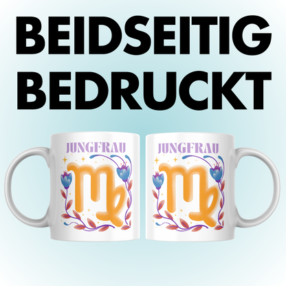 Jungfrau Virgo Sternzeichen Kaffee Tasse