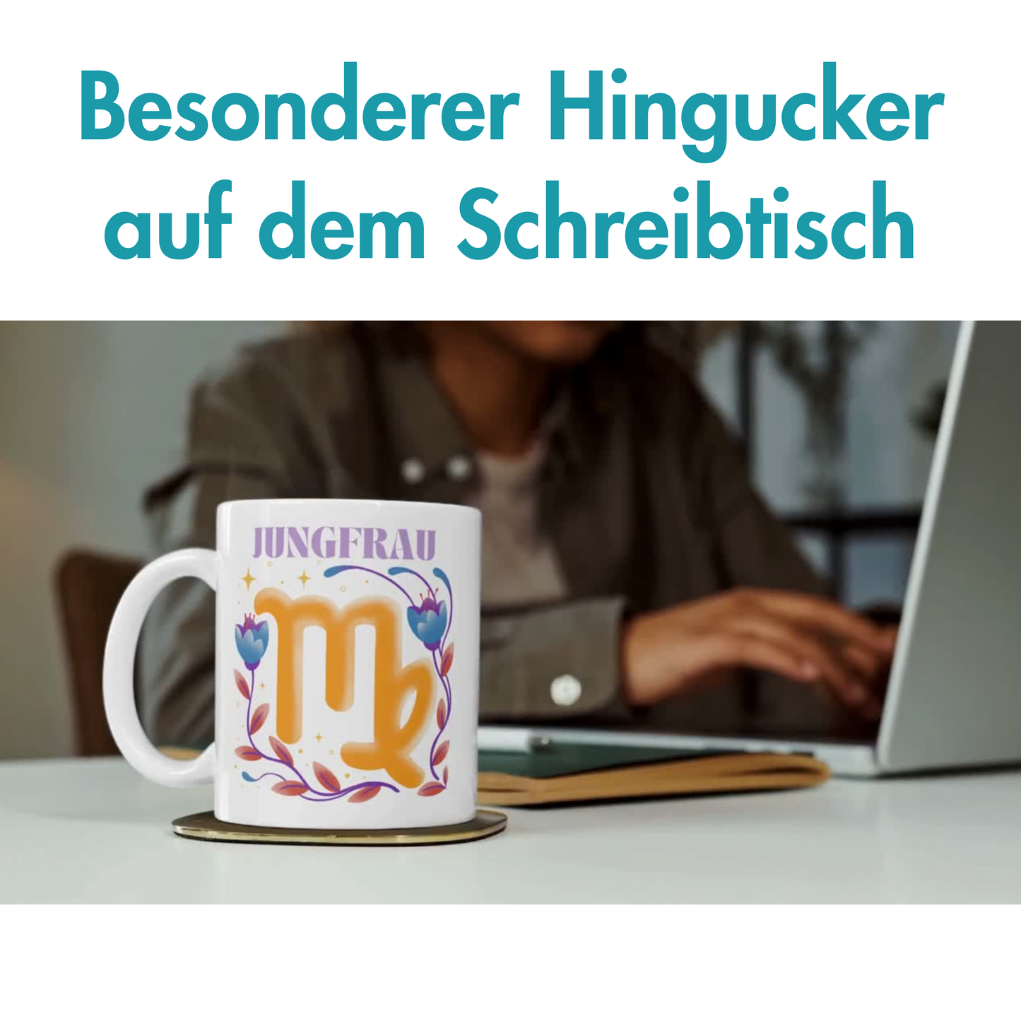 Jungfrau Virgo Sternzeichen Kaffee Tasse