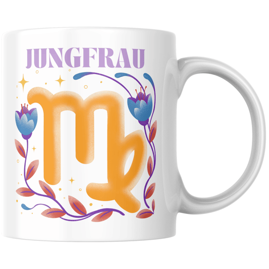 Jungfrau Virgo Sternzeichen Kaffee Tasse