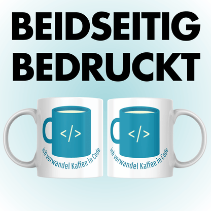 Ich Verwandel Kaffee In Code Programmierer Tasse
