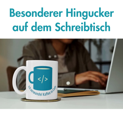 Ich Verwandel Kaffee In Code Programmierer Tasse