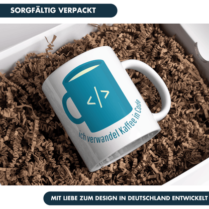 Ich Verwandel Kaffee In Code Programmierer Tasse