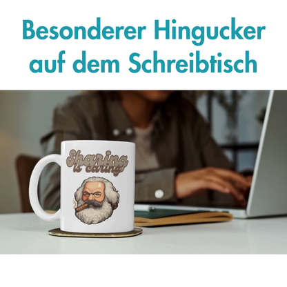 Sharing Is Caring Karl Marx Kaffee Tasse