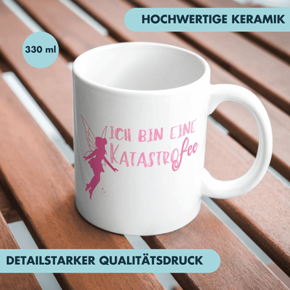 Ich Bin Eine Katastrofee Fee Wortspiel Kaffee Tasse