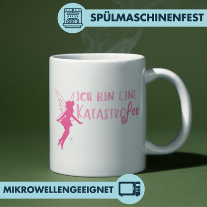Ich Bin Eine Katastrofee Fee Wortspiel Kaffee Tasse