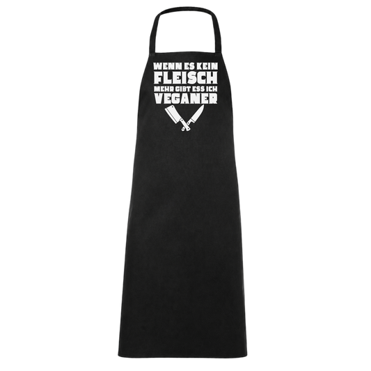 Wenn Es Kein Fleisch Mehr Gibt Ess Ich Veganer Schürze