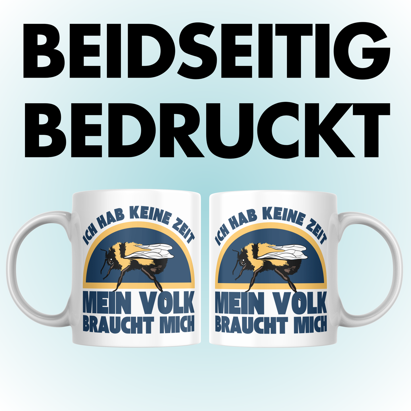 Ich Hab Keine Zeit Mein Volk Braucht Mich Biene Imker Kaffee Tasse