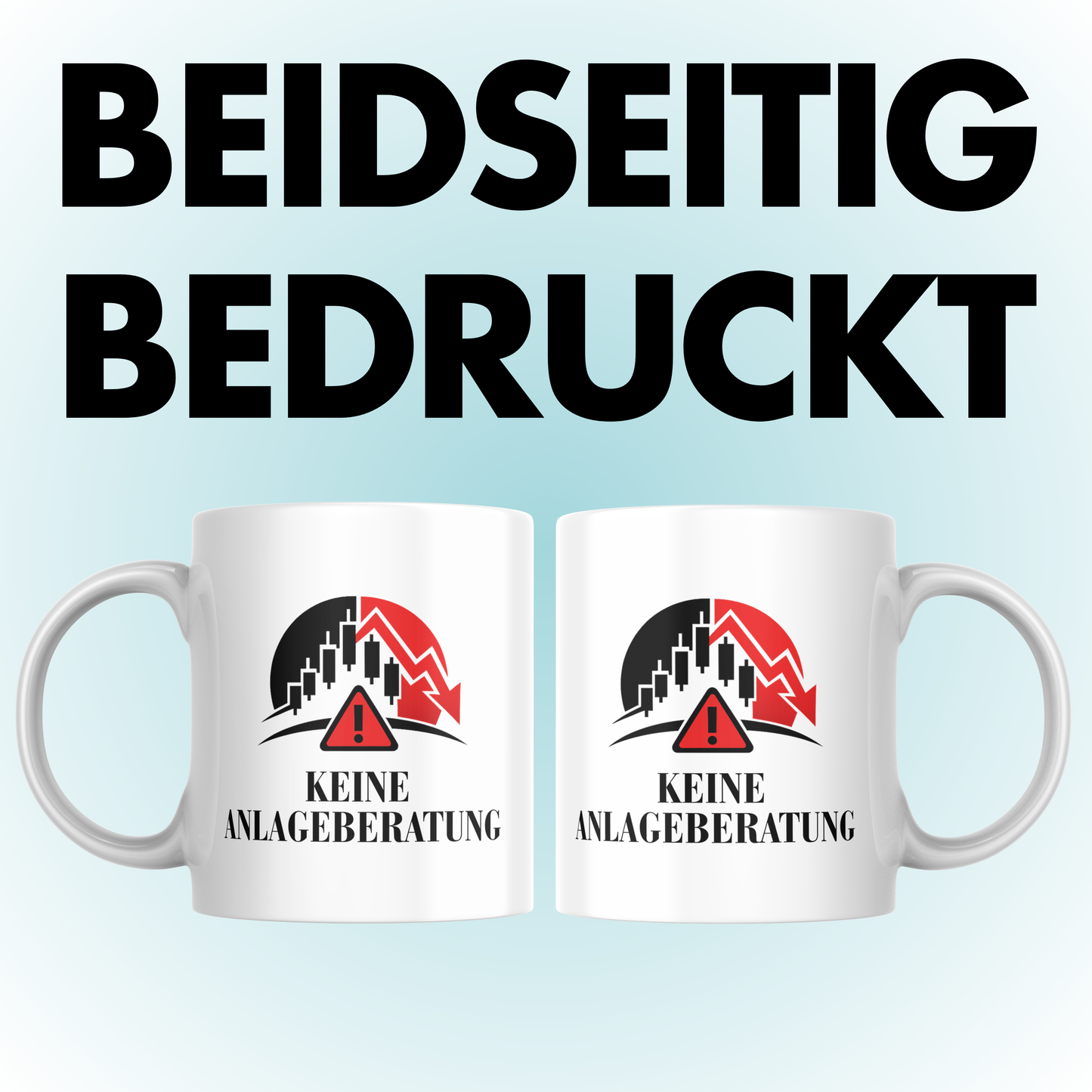 Keine Anlageberatung Trading Finanzen Kaffee Tasse