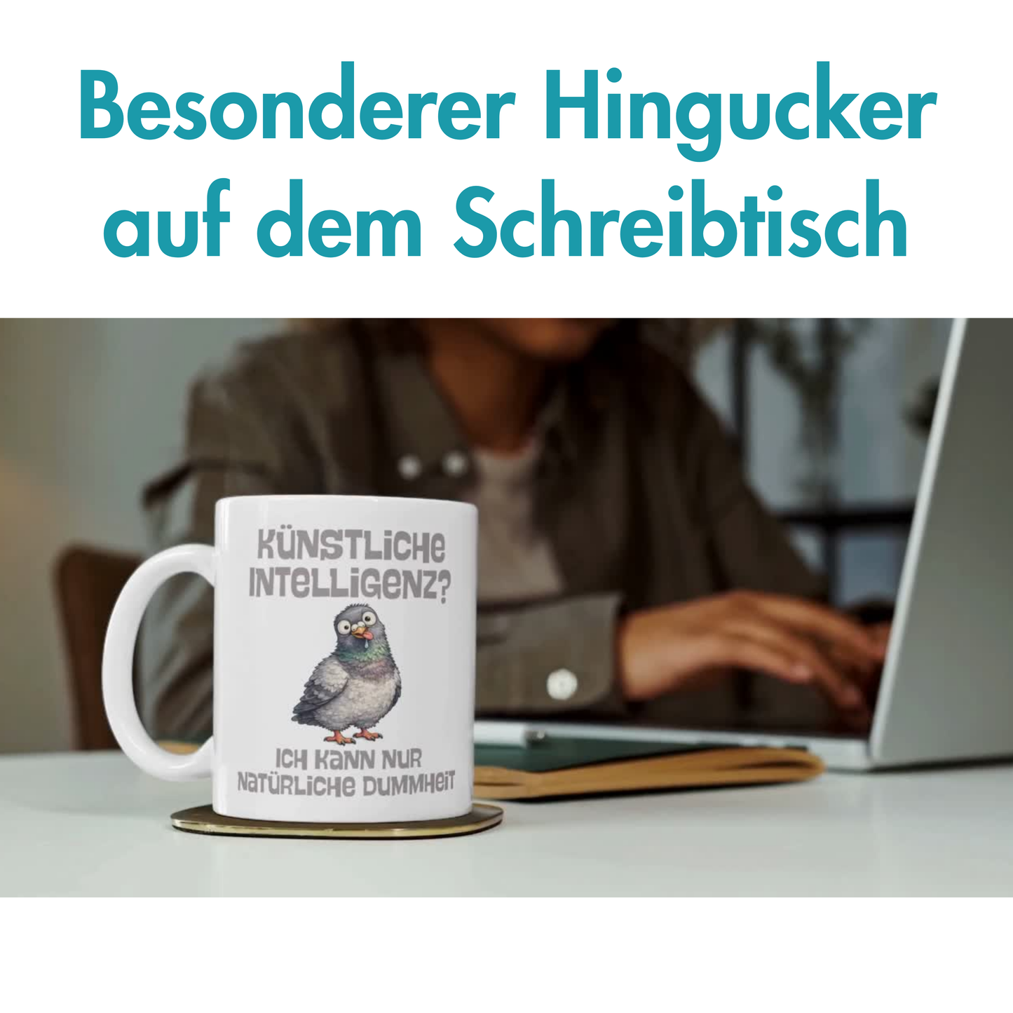 Künstliche Intelligenz? Ich Kann Nur Natürliche Dummheit Kaffee Tasse