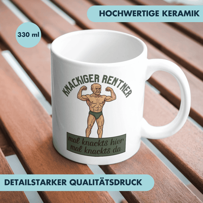 Knackiger Rentner Mal Knackts Hier Mal Knackts Da Kaffee Tasse