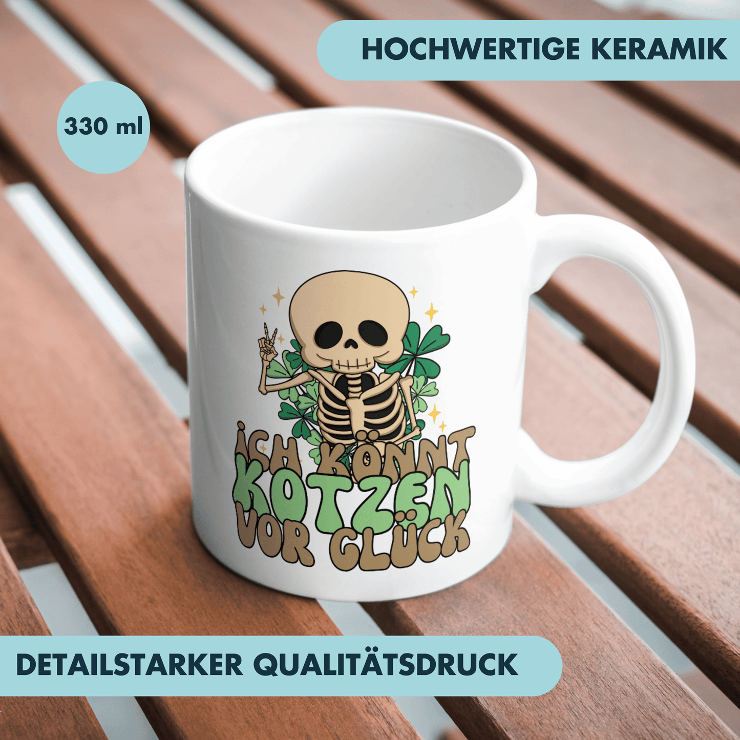 Ich Könnt Kotzen Vor Glück Ironie Kaffee Tasse