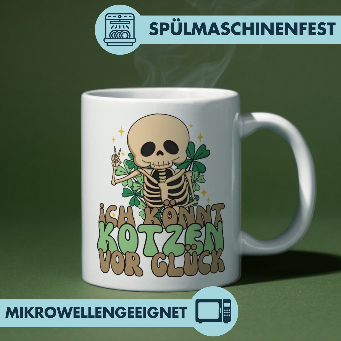 Ich Könnt Kotzen Vor Glück Ironie Kaffee Tasse